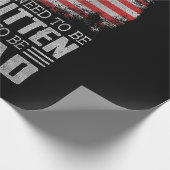 米国旗の憲法の見直しが必要 ラッピングペーパー (角)