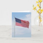米国旗の挨拶かNotecard #2 カード (黄色い花)