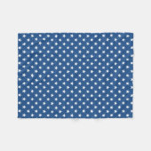 米国旗の星が付いている愛国心が強いフリースブランケット フリースブランケット (正面(横))