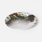 米国旗の溶接工 ペーパープレート (アングル)