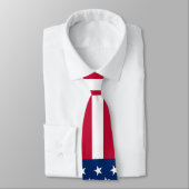 米国旗の白頭鷲デザイナータイ ネクタイ (タイ)