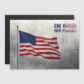 米国旗の磁気カード (正面/裏面)