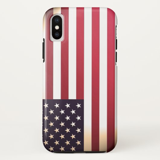 米国旗の米国 Case-Mate iPhoneケース (裏面)