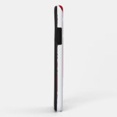 米国旗の赤いグランジ Case-Mate iPhoneケース (裏面/右)