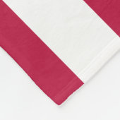 米国旗の赤白青 フリースブランケット (角)