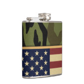 米国旗の迷彩柄 フラスク (右)