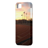 米国旗の陸上競技のiPhone 5/5Sの場合 Case-Mate iPhoneケース (裏面左)