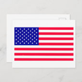 米国旗はがき ポストカード (正面/裏面)