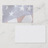 米国旗は名刺を主演します 名刺 (正面/裏面)