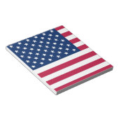 米国旗を持つメモ帳 ノートパッド (アングル)
