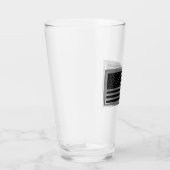 米国旗を持つ第101空挺師団 タンブラーグラス (右)