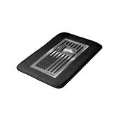 米国旗を持つ第101空挺師団 バスマット (アングル)