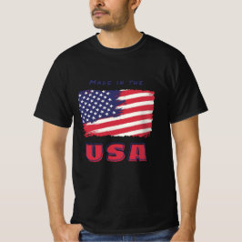 米国旗を持つTシャツ Tシャツ