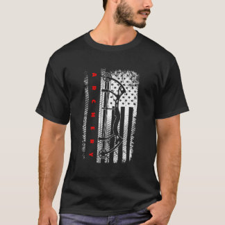 米国旗アーチェリー Tシャツ