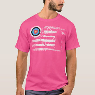 米国旗アーチェリー Tシャツ