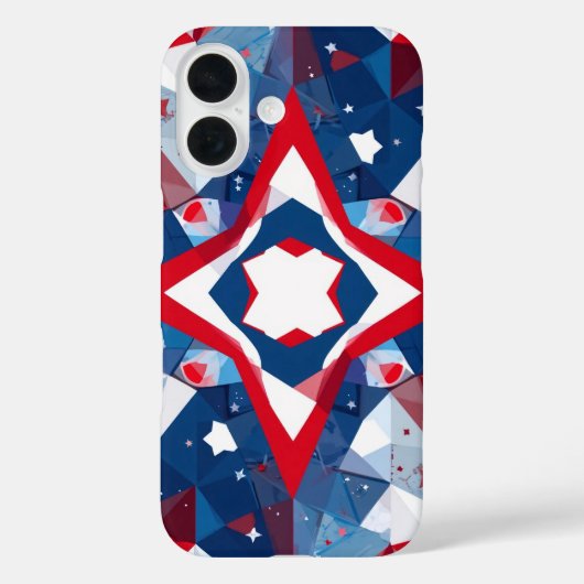 米国旗インスパイア Case-Mate iPhoneケース (裏面)