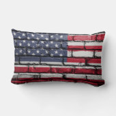米国旗クールデザイン ランバークッション (裏面)