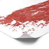 米国旗グランジの背景。ラスタバージョン。H ポスター (角)