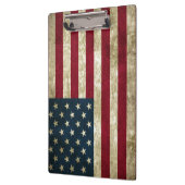 米国旗グランジ クリップボード (左)
