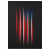 米国旗ストライプの クリップボード (裏面)