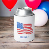 米国旗パーソナライズされた 缶クーラー