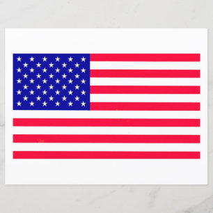 米国旗フラット紙シート
