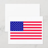 米国旗フラット紙シート (正面/裏面)