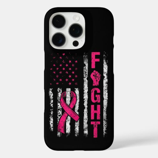 米国旗乳がん啓発 Case-Mate iPhoneケース (裏面)