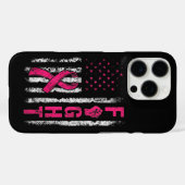 米国旗乳がん啓発 Case-Mate iPhoneケース (裏面 (横))
