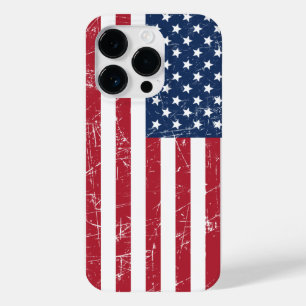 米国旗動揺して旗 Case-Mate iPhone 14 PROケース