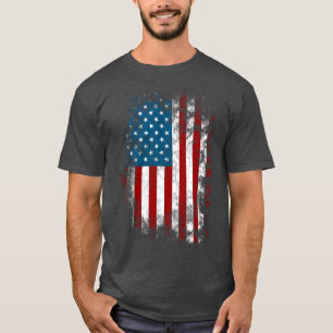 米国旗動揺して Tシャツ