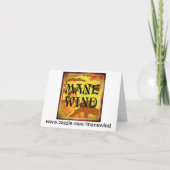 米国旗及びワシ カード (裏面)