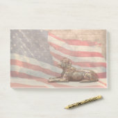 米国旗犬の大きいポスト・イット ポストイット (デスク)