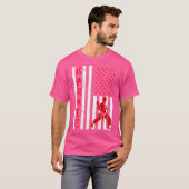 米国旗空手 Tシャツ (正面フル)
