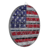 米国旗素朴材 ダーツボード (正面左)