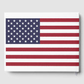 米国旗結婚の ゲストブック (裏面)