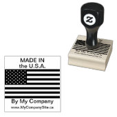 米国旗艦会社事業で製造 ラバースタンプ (押印)