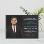 米国旗警察PHOTO卒業パーティーイベント 招待状 (スタンド正面)