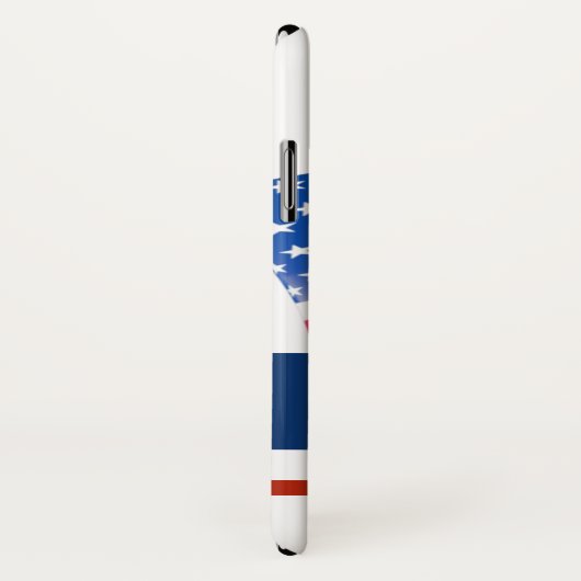 米国旗賛美された聖母マリア Case-Mate iPhoneケース (裏面/右)