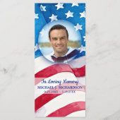 米国旗退役軍人葬儀祈りの言葉しおりカード メニュー