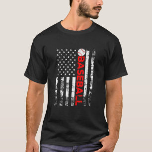 米国旗野球チーム Tシャツ