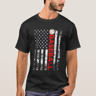 米国旗野球チーム Tシャツ