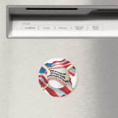 米国旗野球 マグネット (インサイチュ (食洗機))