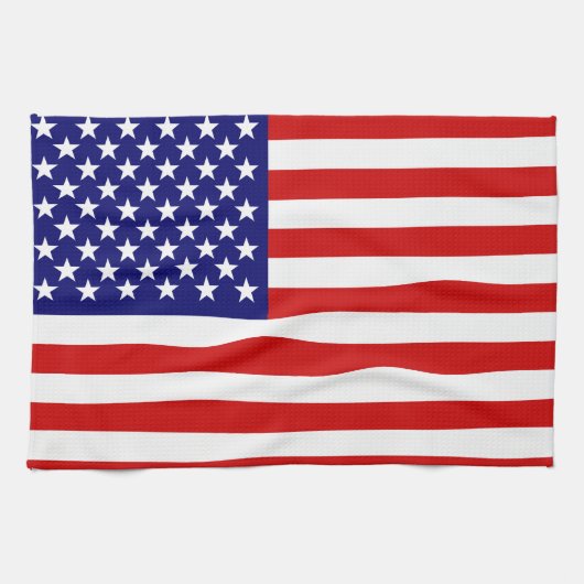 米国旗 キッチンタオル (横)
