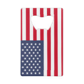 米国旗 クレジットカード栓抜き (裏面)
