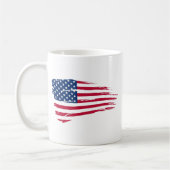 米国旗 コーヒーマグカップ (左)