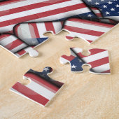 米国旗 ジグソーパズル (側面)