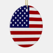 米国旗 セラミックオーナメント (右)