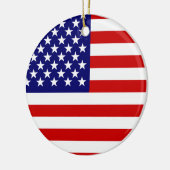 米国旗 セラミックオーナメント (左)