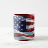 米国旗 ツートーンマグカップ (中央)